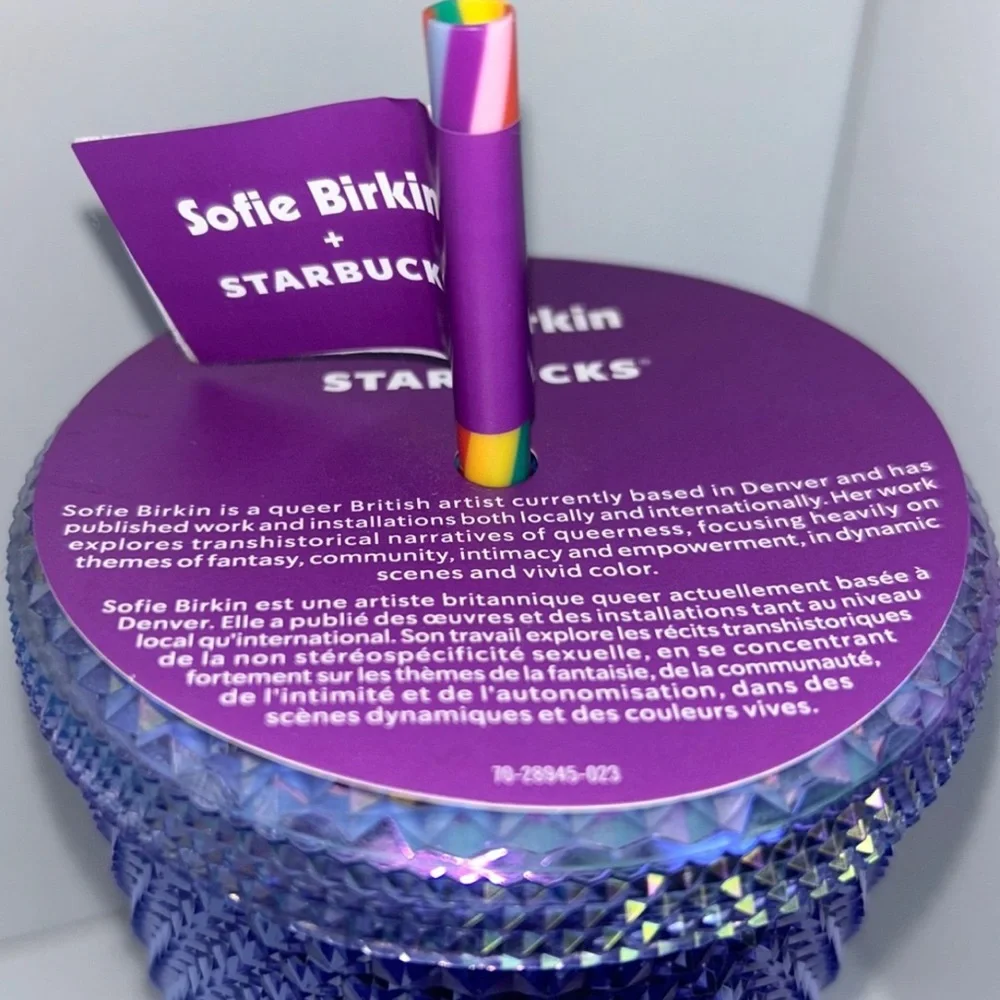 Starbucks X Sofie birkin Rainbow Studded Tumbler - 24oz‎